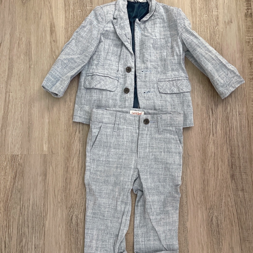Boys Linen Suit - 12 months